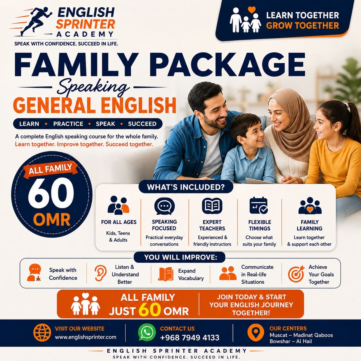 English Sprinter Family Package General English